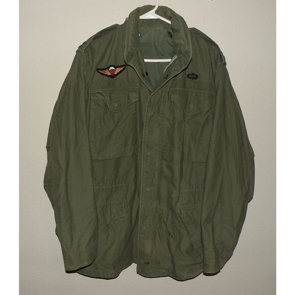 Canadian Airborne Military Issue Men’s Field Jacket Medium Olive Green - Picture 1 of 4